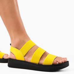 Sandale dama Adrasteia Galbene 2