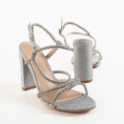 Sandale dama Alpha Argintii 4