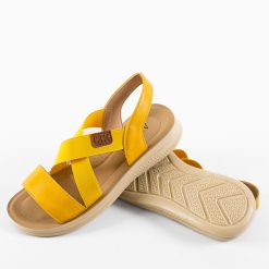 Sandale dama Armida Galbene 6