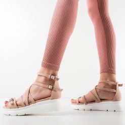 Sandale dama Brandan Bej 3