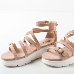 Sandale dama Brandan Bej 5