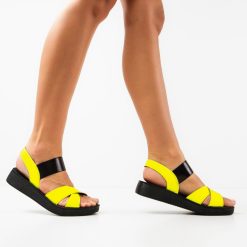 Sandale dama Brina Galbene 2 2