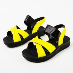 Sandale dama Brina Galbene 2 4