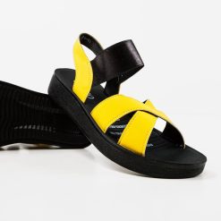 Sandale dama Brina Galbene 6