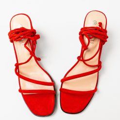 Sandale dama Calf Rosii 5