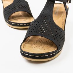 Sandale dama Carolus Negre 4