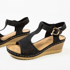 Sandale dama Carolus Negre 5