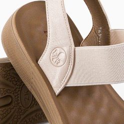 Sandale dama Crescen Bej 5