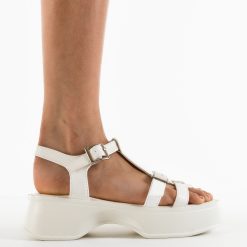 Sandale dama Dixie Albe 3
