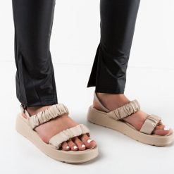 Sandale dama Donezia Bej 1