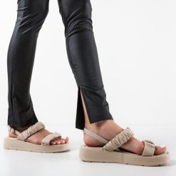 Sandale dama Donezia Bej 3