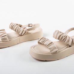 Sandale dama Donezia Bej 5