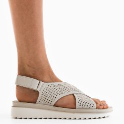 Sandale dama Edmon Gri 5