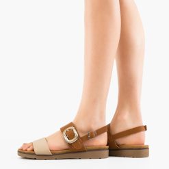 Sandale dama Erska Camel 2