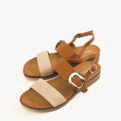 Sandale dama Erska Camel 4