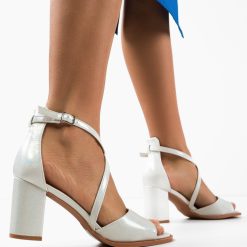 Sandale dama Ervans Argintii 2