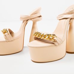 Sandale dama Holister Bej 5