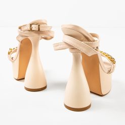 Sandale dama Holister Bej 6