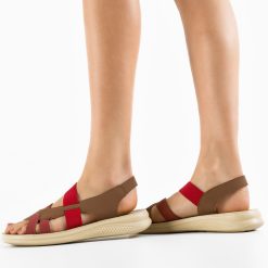 Sandale dama Janna Khaki 3