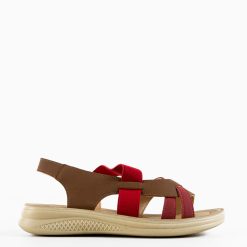 Sandale dama Janna Khaki 4