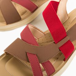 Sandale dama Janna Khaki 7