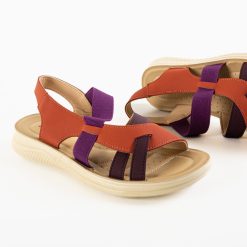 Sandale dama Janna Portocalii 2