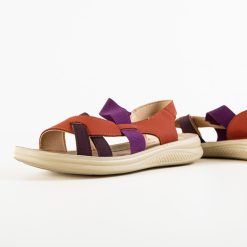 Sandale dama Janna Portocalii 3