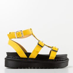 Sandale dama Jaylan Galbene 3