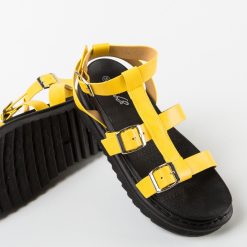 Sandale dama Jaylan Galbene 6