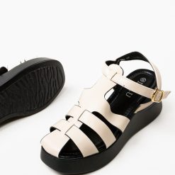 Sandale dama Kelorit Bej 4