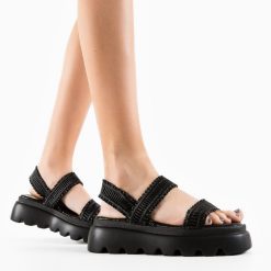 Sandale dama Minnie Negre 2