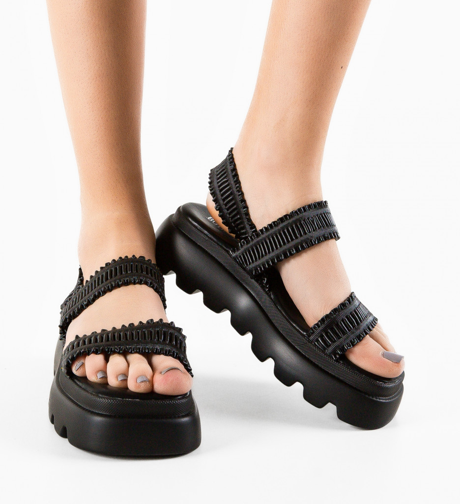 Sandale dama Minnie Negre-Sandale-Sandale