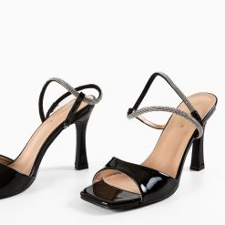 Sandale dama Okafor Negre 6