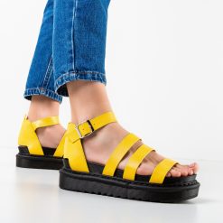 Sandale dama Orr Galbene 2