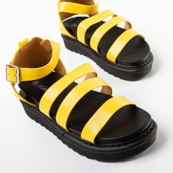 Sandale dama Orr Galbene 5