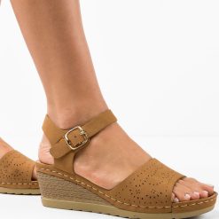 Sandale dama Padmor Camel 3