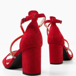 Sandale dama Pixies Rosii 5