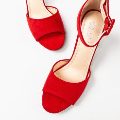 Sandale dama Portuguese Rosii 4