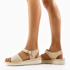 Sandale dama Regina Bej 2
