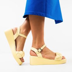 Sandale dama Roroz Galbene 2