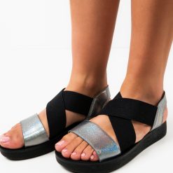 Sandale dama Sandra Gri 2