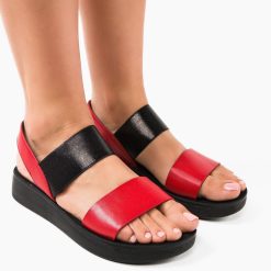 Sandale dama Sheryl Rosii 2