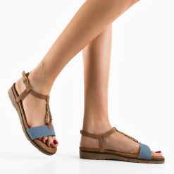 Sandale dama Surind Albastre 2