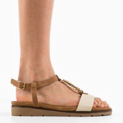 Sandale dama Surind Bej 5