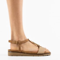 Sandale dama Surind Khaki 3