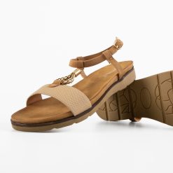 Sandale dama Surind Khaki 5