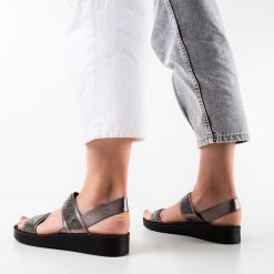 Sandale dama Susan Gri 2