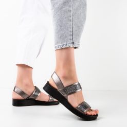 Sandale dama Susan Gri 3