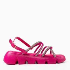 Sandale dama Teysty Fuchsia 4