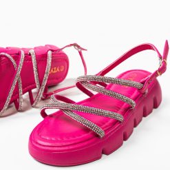 Sandale dama Teysty Fuchsia 6